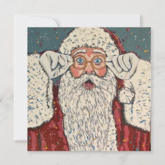 Invitación Santa Claus Surprised