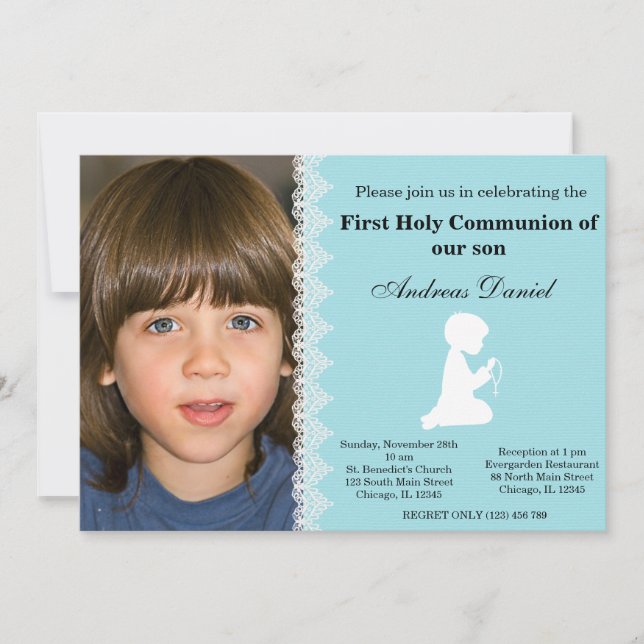 Invitación Santa Comunión (Anverso)