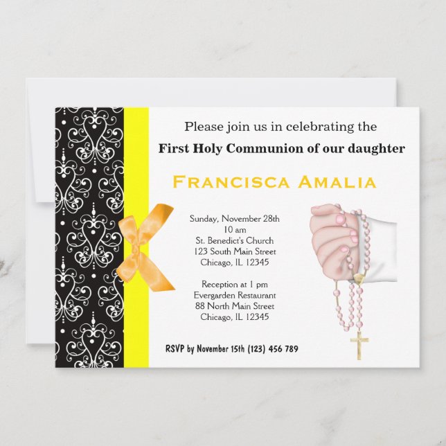 Invitación Santa Comunión (Anverso)