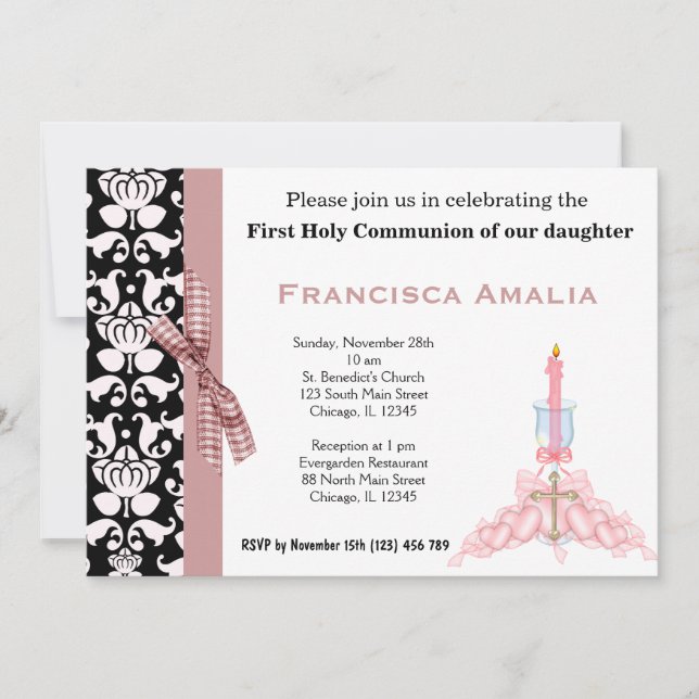 Invitación Santa Comunión (Anverso)