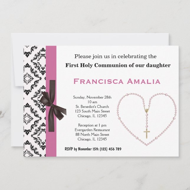 Invitación Santa Comunión (Anverso)