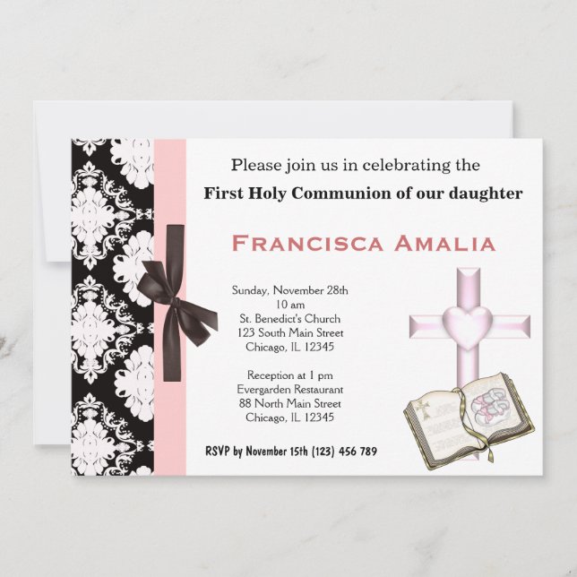 Invitación Santa Comunión (Anverso)