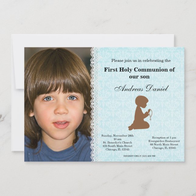 Invitación Santa Comunión (Anverso)