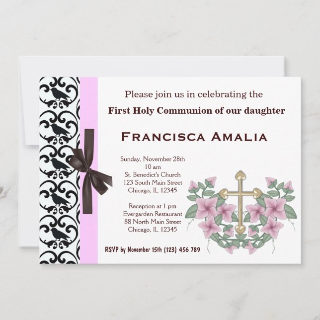 Invitación Santa Comunión (Anverso)