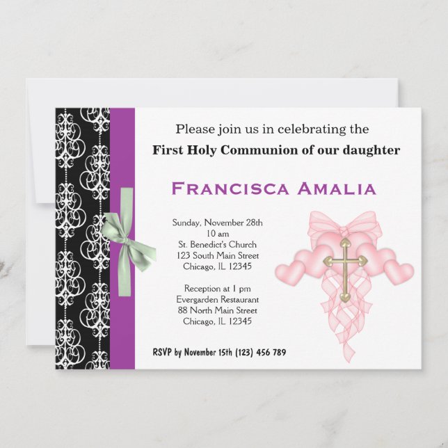 Invitación Santa Comunión (Anverso)
