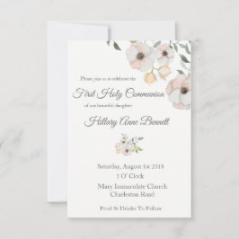 Invitación Santa Comunión Botánica