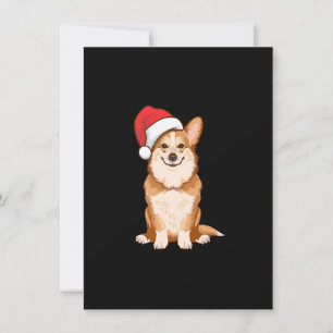 Invitación Santa Corgi, Regalos Para Los Amantes Del Perro, N