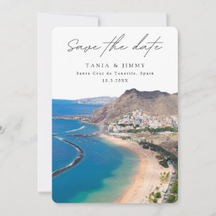 Invitación Santa Cruz de Tenerife España Wedding Save the Dat