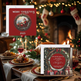 Invitación Santa en su Sleigh
