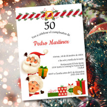 Santa español y cumpleaños número 50 de Navidad de
