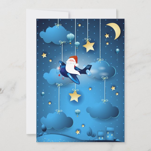 Invitación Santa está llegando (Anverso)