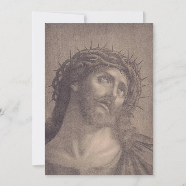 Invitación Santa Faz de Jesucristo (Anverso)
