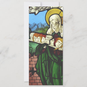 Invitación Santa Felicitas y las cabezas de sus siete hijos