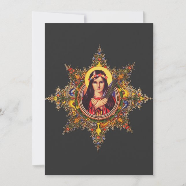 Invitación Santa Filomena (Anverso)