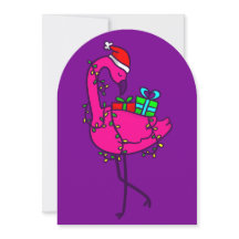 santa flamingo christmas lights xmas vacation