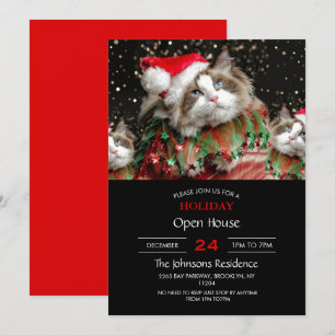 Invitación Santa Gato