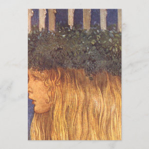 Invitación Santa Lucía John Bauer