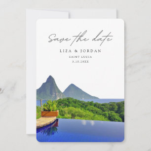Invitación Santa Lucía salva al Boda de la escena de la fecha