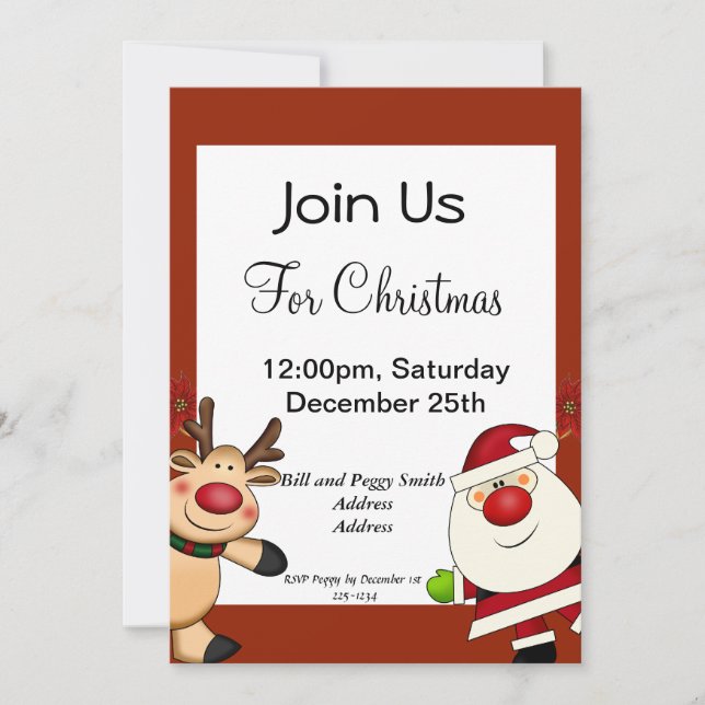 Invitación Santa María (Anverso)