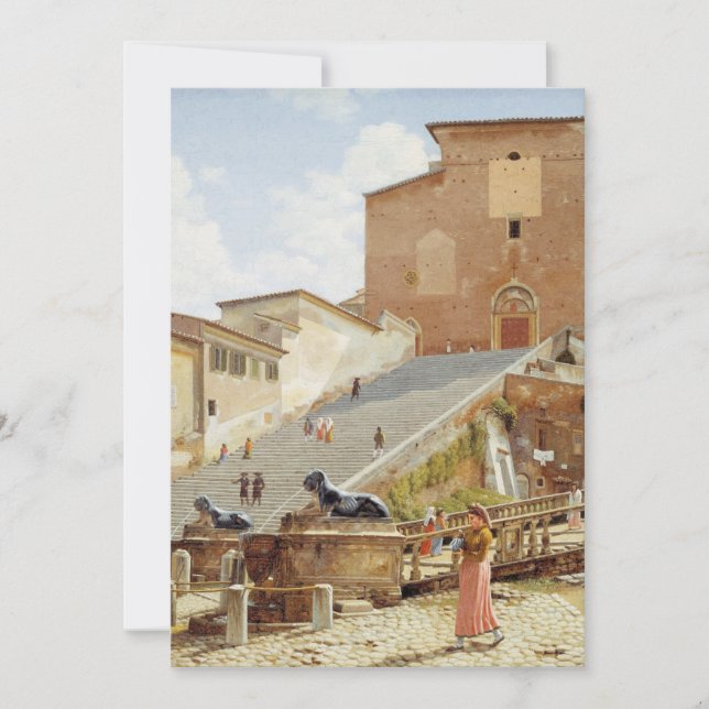 Invitación Santa Maria in Aracoeli en Roma (Anverso)