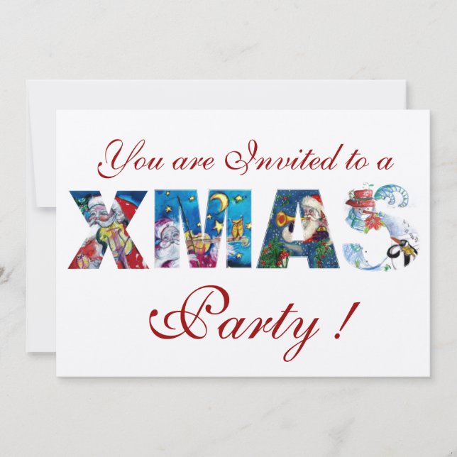 INVITACIÓN SANTA MUSICAL Y FIESTA NOCTURNA DE SNOWMAN XMAS (Anverso)