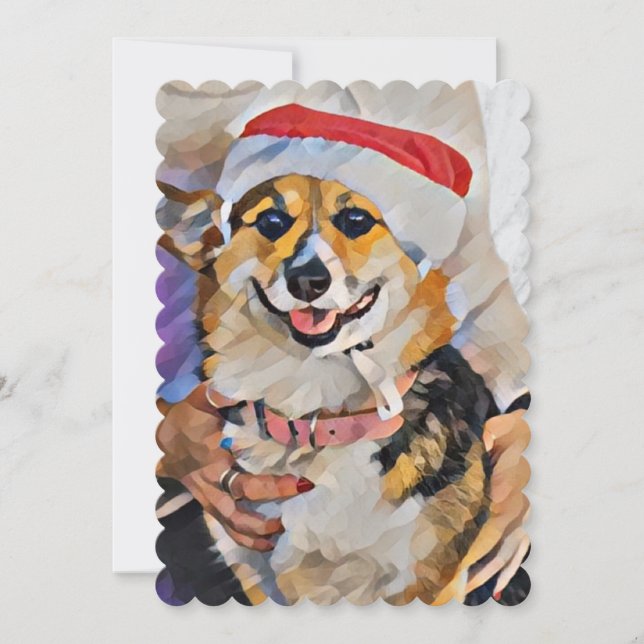Invitación Santa Paws está llegando a la ciudad (Anverso)