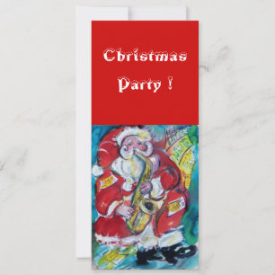 INVITACIÓN SANTA & SAX, FIESTA DE NAVIDAD