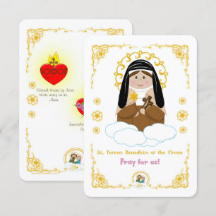 Invitación Santa Teresa Benedicta de la Santa Carta