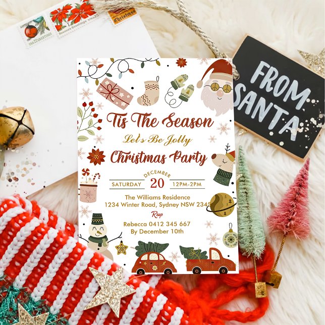 Invitación Santa Tis El Fiesta De Los Navidades De Temporada (Subido por el creador)