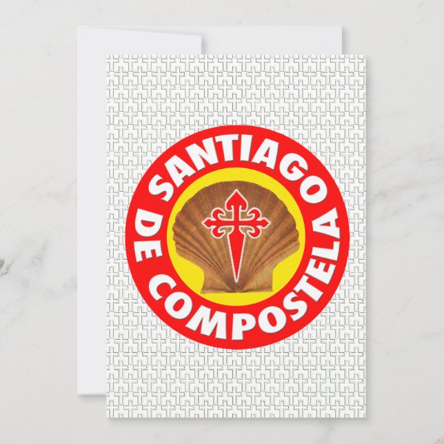 Invitación Santiago de Compostela (Anverso)
