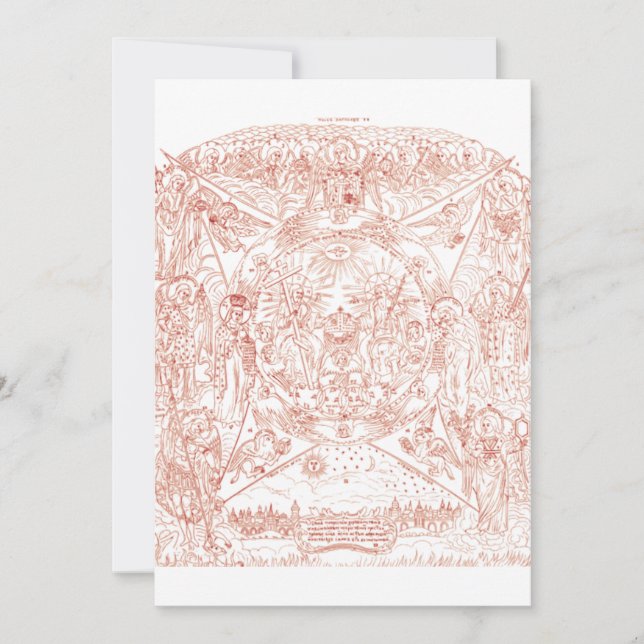 Invitación Santísima Trinidad en Gloria (Anverso)