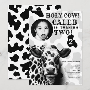 Invitación ¡Santo Bovino! Fiesta de Cumpleaños Country en Bla