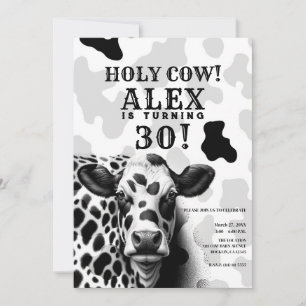 Invitación ¡Santo cielo! Fiesta de cumpleaños campestre en ne