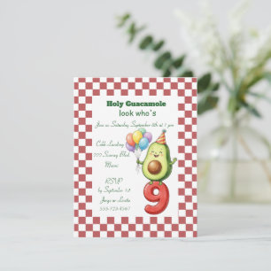 Invitación Santo Guacamole Fiesta de Cumpleaños Descarga Digi