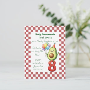 Invitación Santo Guacamole Fiesta de Cumpleaños Descarga Digi
