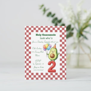 Invitación Santo Guacamole Fiesta de Cumpleaños Descarga Digi