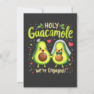 Invitación Santo Guacamole Somos parejas comprometidas Novia
