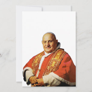Invitación Santo Papa Juan XXIII cabeza de la Iglesia católic
