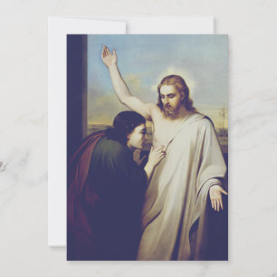 Invitación Santo Tomás dudando de Silvestro Lega