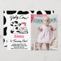 Santo Vaca Soy un Chica Foto de cumpleaños