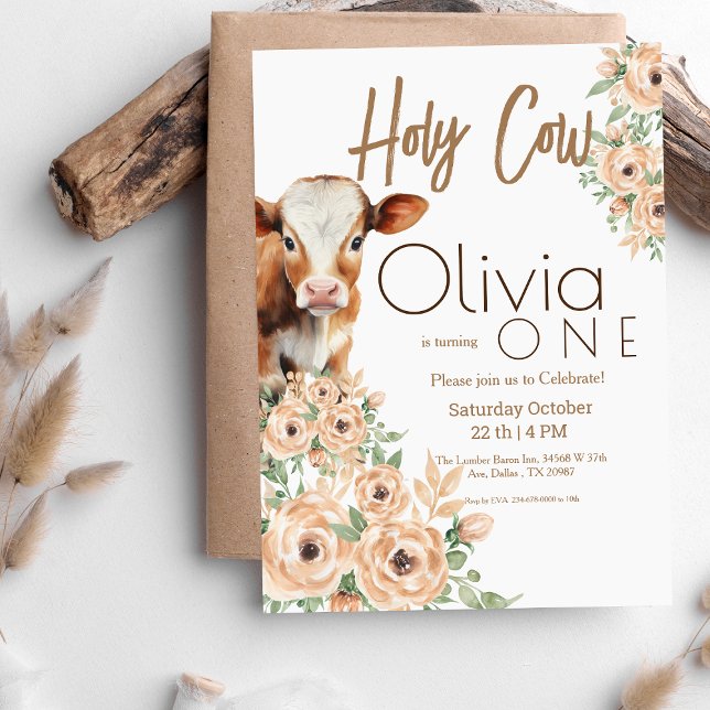 Invitación Santo Vaca Soy un Fiesta de cumpleaños (Subido por el creador)