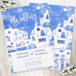Invitación Santorini Wedding