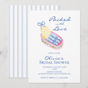 Invitación Sardinas Empacadas con Amor Despedida de Soltera