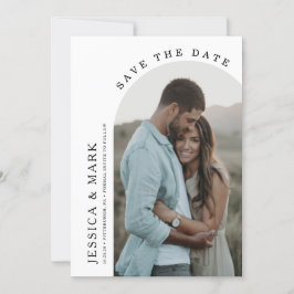 Invitación Save the Date Arch Photo Boda