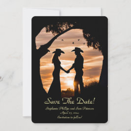 Invitación Save the Date Country Western Cowboy Cowgirl 