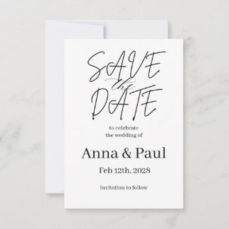 Invitación SAVE THE DATE Invitation