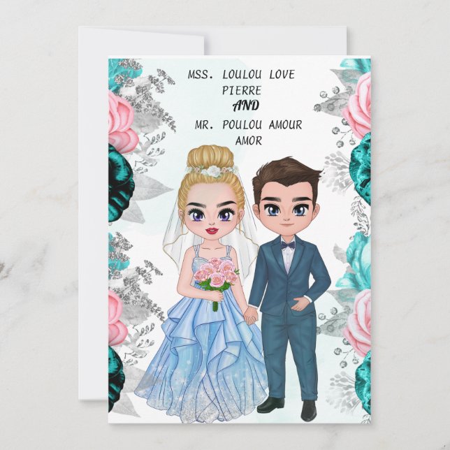 Invitación Save the date invitation (Anverso)