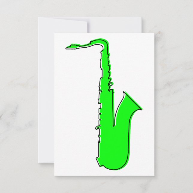 Invitación saxofón odd-Rex (Anverso)