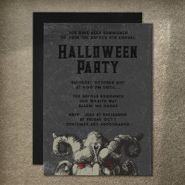 Invitación Scary Monster Halloween Party