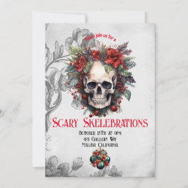 Invitación Scary Skele-brations